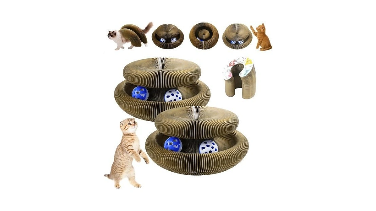 Jaxbo 2pcs Magic Organ Cat Scratching Board... - Coupon