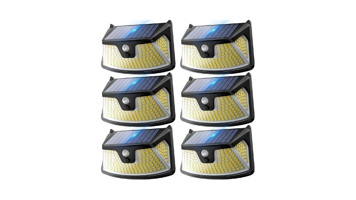 Bucasa 152led Solar Motion Light Outdoor 850lm... - Coupon