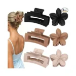 Flower Hair Clips For Women Square Claw Clips For... - Coupon