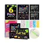 Jmmico 6 Packs Rainbow Scratch Notebook Goodie Bags... - Coupon