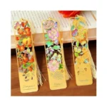 Homtek 3pcs Metal Flower Bookmarks With Tassel... - Coupon