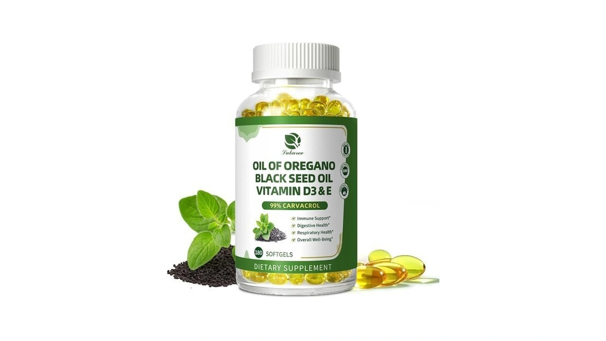 Organic Oregano Oil Capsules With Black Seed Oil... - Coupon