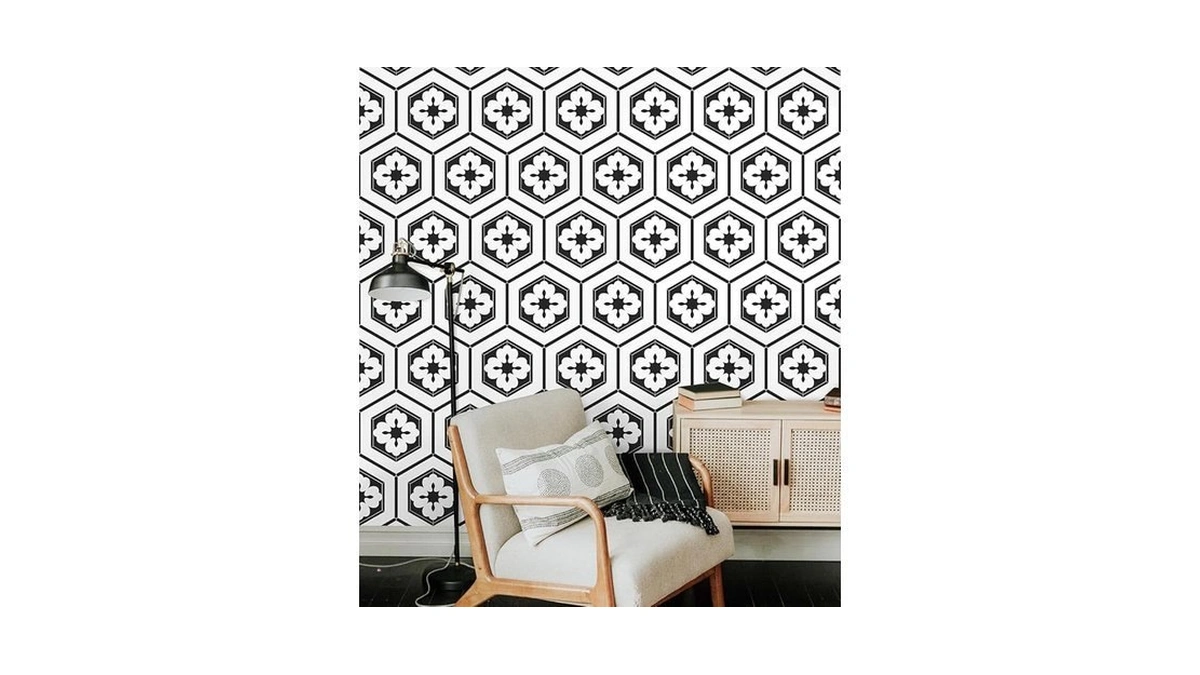 Naphite Black And White Peel And Stick Wallpaper... - Coupon