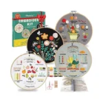 Meyocky Embroidery Kit For Beginners 4 Pack Starter... - Coupon
