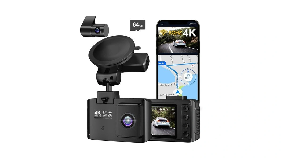 Dash Cam Front And Rear 4k 2 5k Dual Channel Dash... - Coupon