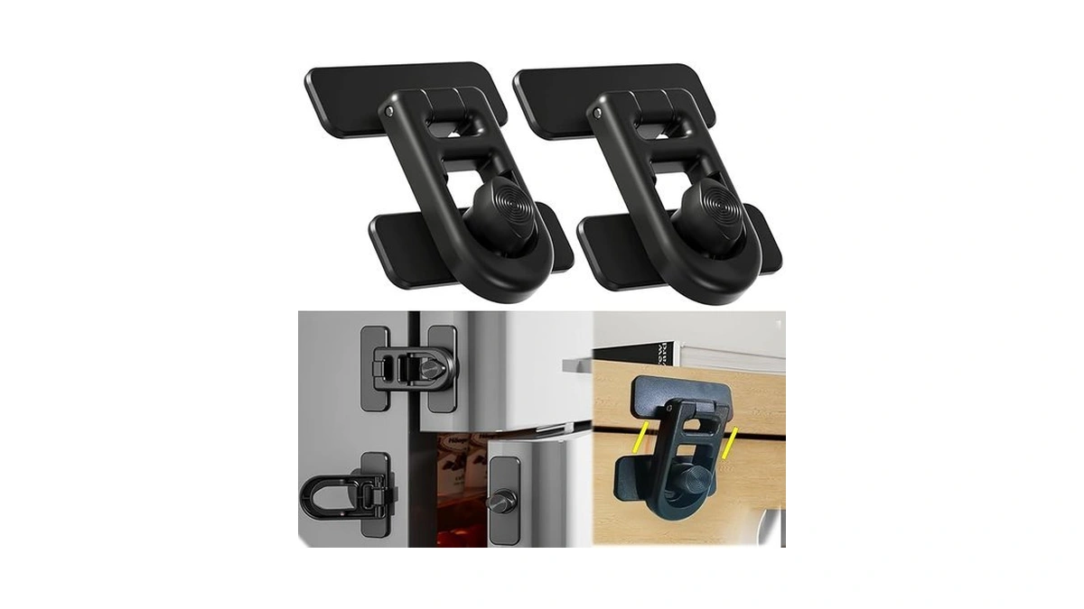 Bstsilver Refrigerator Lock 180 Swivel Adhesive 90... - Coupon