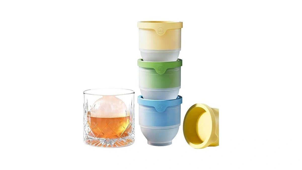 Large Ice Cube Tray With Lid - 8 Pack Giant 6cm... - Coupon