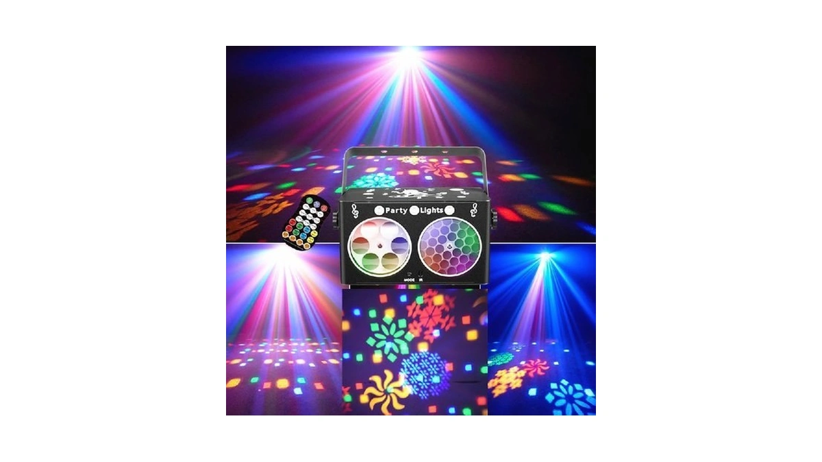 Party Dj Disco Light 3in1 Projector Stage Lighting... - Coupon
