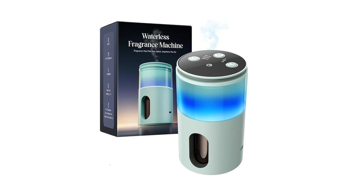 Pmsusoow Waterless Essential Oil Diffuser 9 Colors... - Coupon