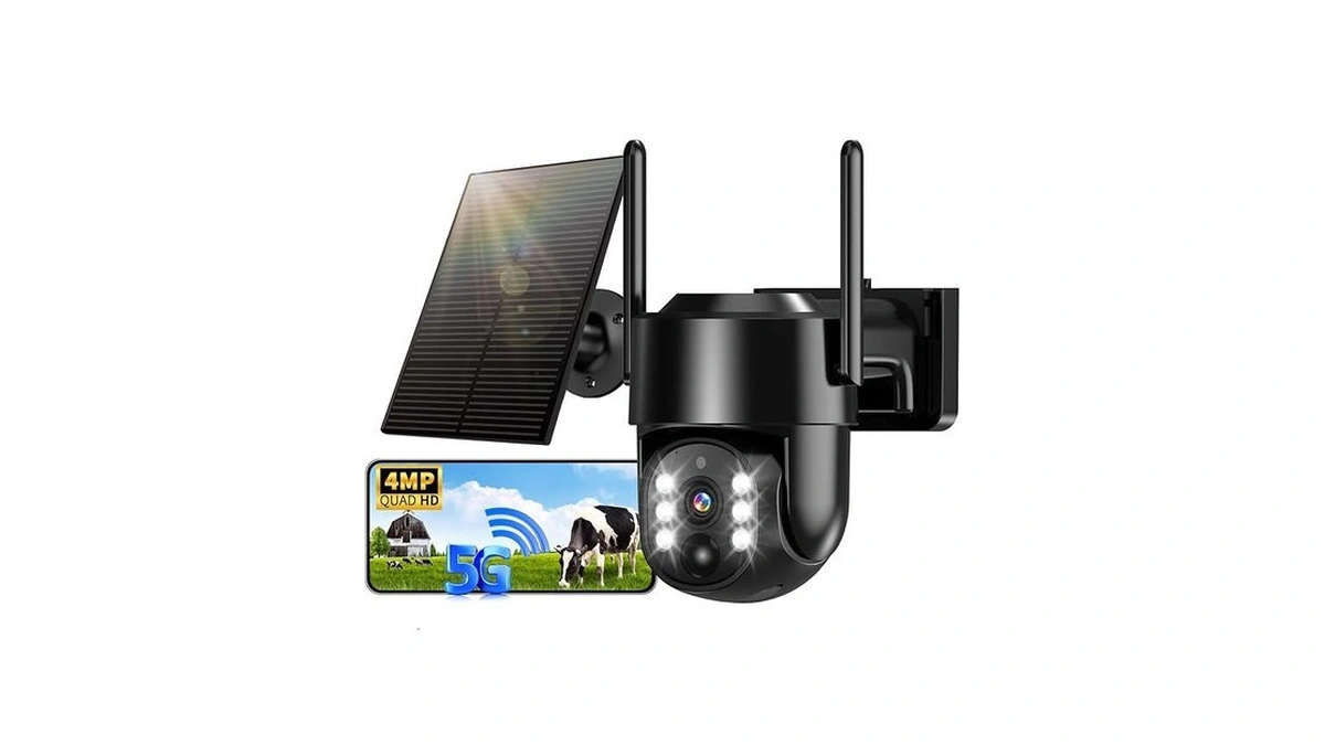 Solar Security Cameras Wireless Outdoor 5g 2 4g... - Coupon