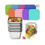Kitlead Set Of 8 Stainless Steel Snack Containers... - Coupon