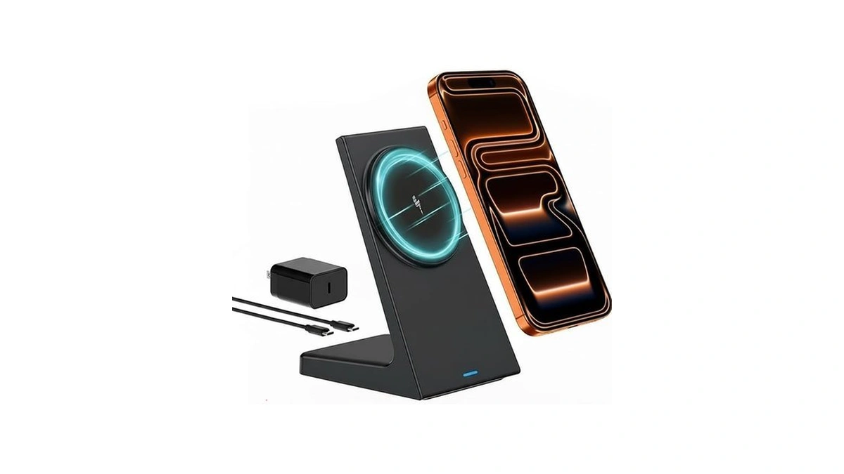 20w Wireless Charger Stand For Iphone Wireless... - Coupon