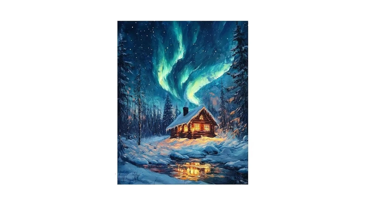 Xtcixal Aurora Paint By Numbers Kit For Adults... - Coupon