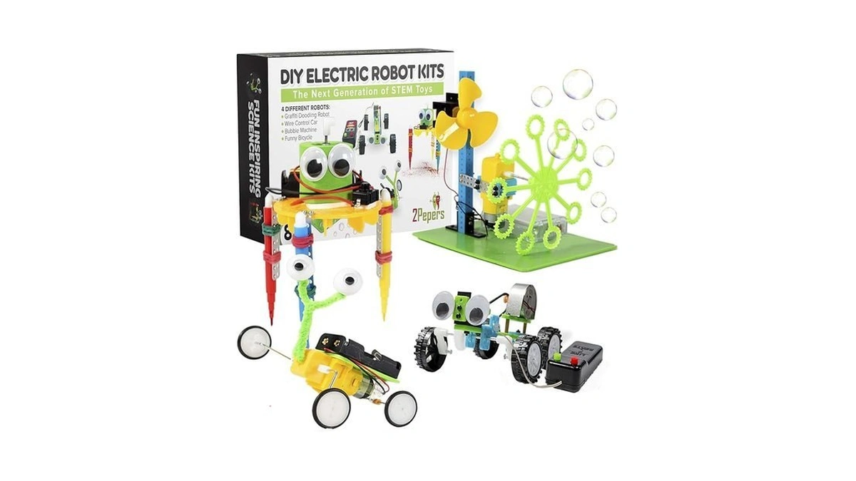 2pepers Electric Motor Robotic Science Kits For... - Coupon