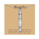 Fidget Necklace With Spinning Calm Breathe Relax... - Coupon