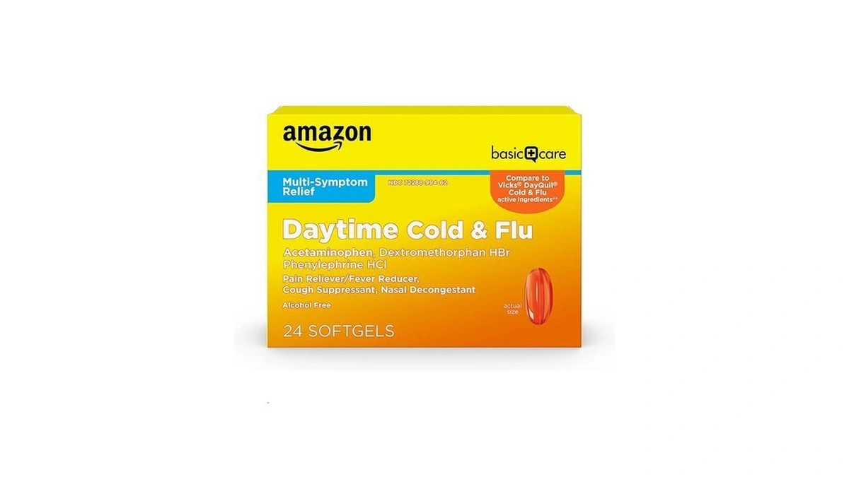 Amazon Basic Care Daytime Cold And Flu Relief... - Coupon