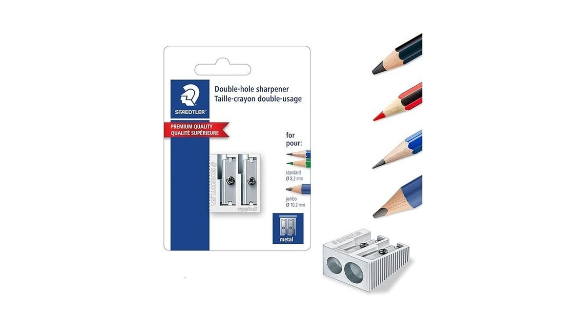 Staedtler Metal Double-hole Pencil Sharpener -... - Coupon
