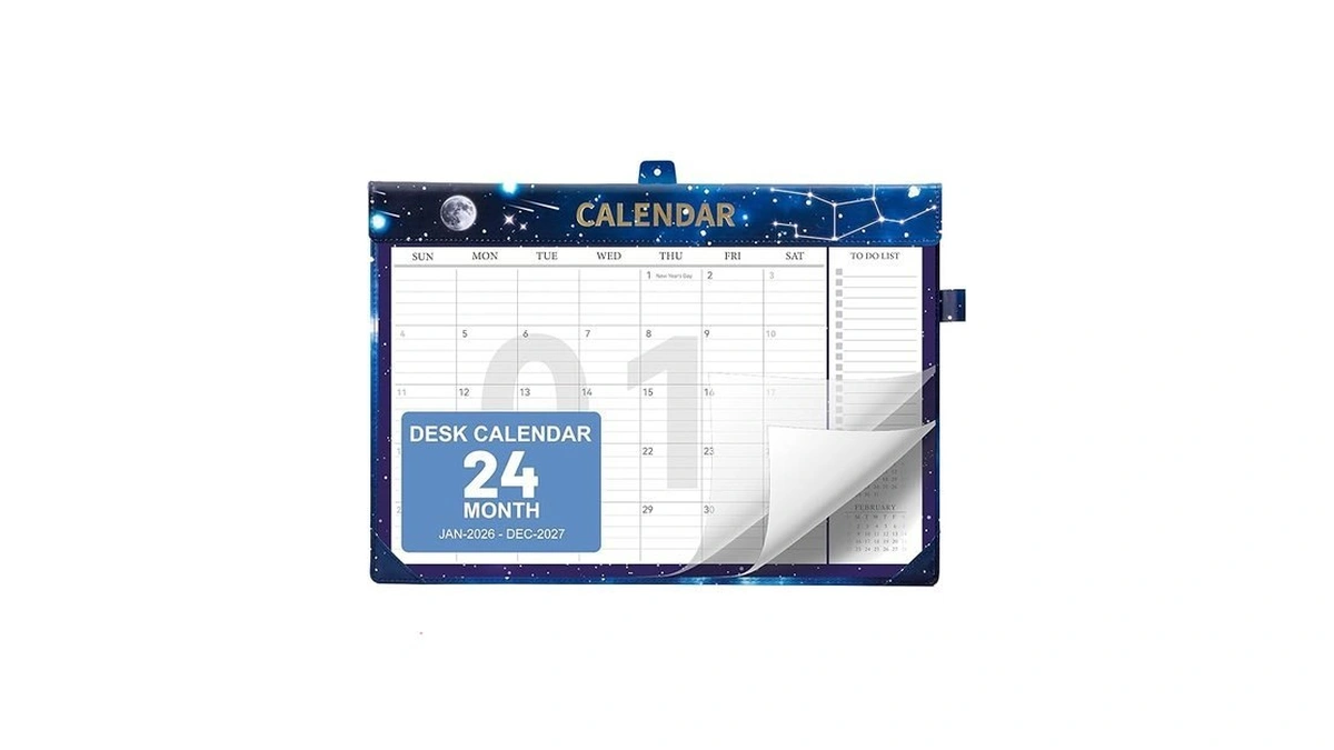 Minicagie Desk Calendar 2026-2027 Jan 2026-dec 2027... - Coupon