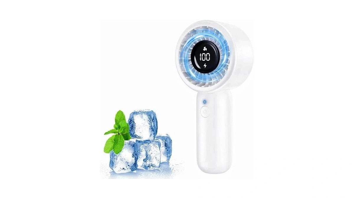 Handheld Fan - Portable Handheld Turbo Fan With... - Coupon