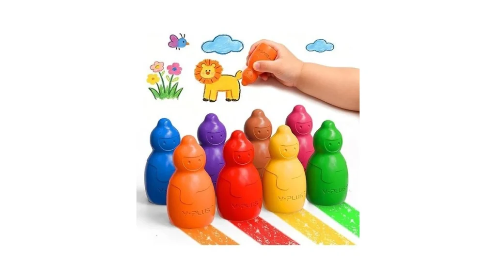 Yplus Jumbo Crayons For Toddlers 1-3 8 Colors... - Coupon
