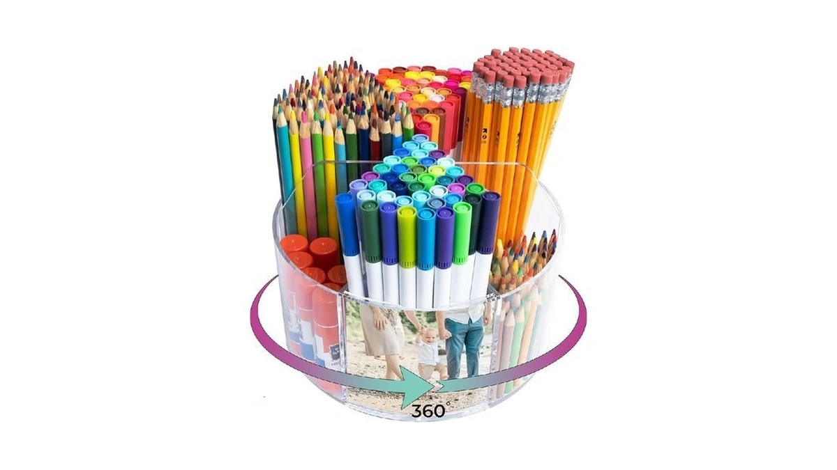 Acrylic Marker Organizer - Multipurpose 360... - Coupon