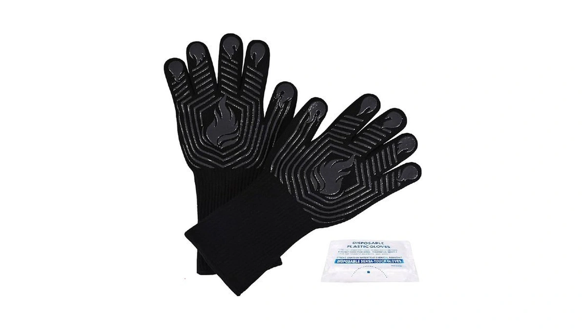 Bbq Gloves 1472 F Heat Resistant Gloves Fireproof... - Coupon