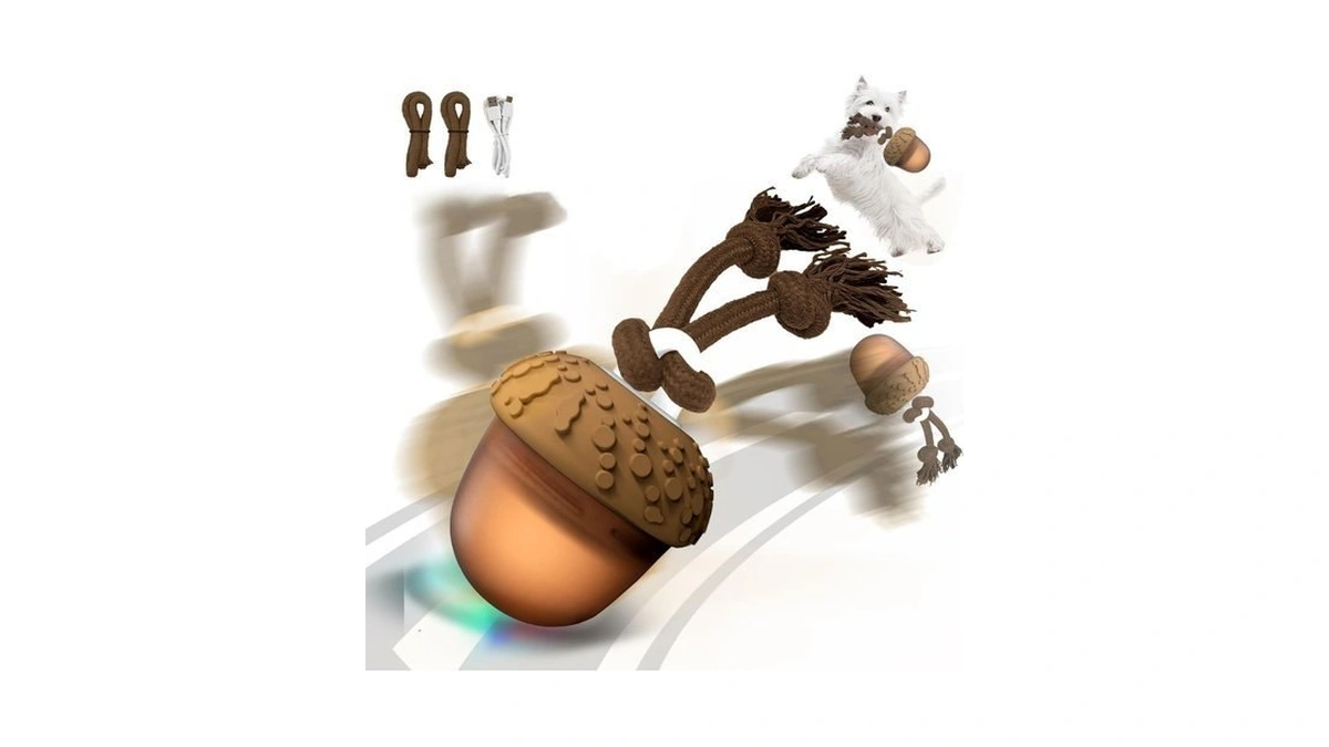 Hanarook Interactive Dog Toys Automatic Moving... - Coupon