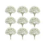 Fonbay 150 Pcs Babys Breath Artificial Flowers... - Coupon