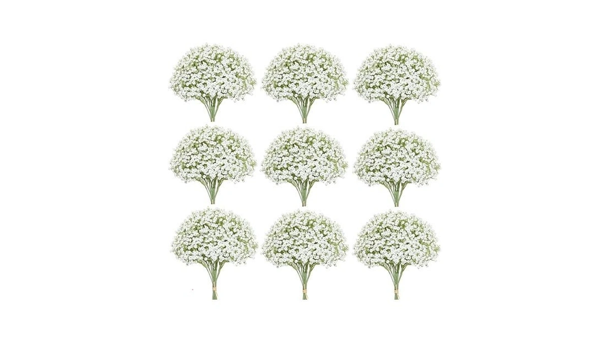 Fonbay 150 Pcs Babys Breath Artificial Flowers... - Coupon