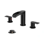 Forious Bathroom Sink Faucet Black Waterfall... - Coupon