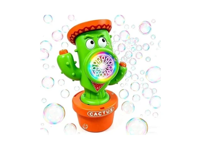 Protado Bubble Machine For Kids Rechargeable Cactus… – Coupon