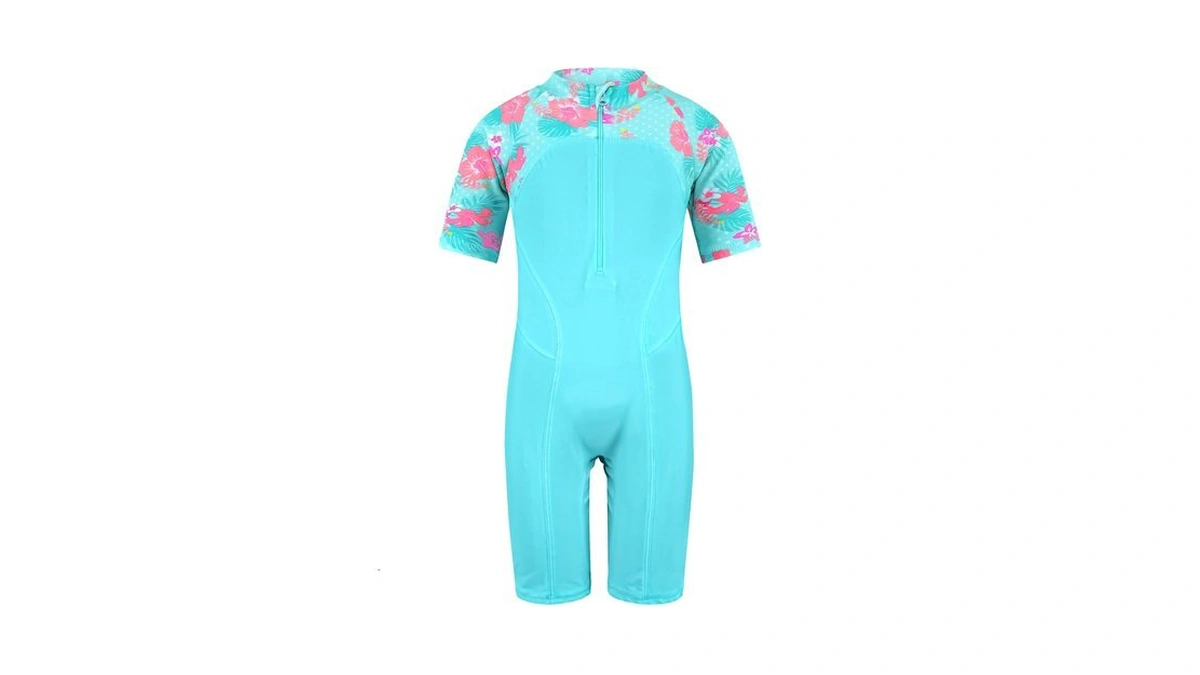 Tfjh E 1pcs Short Sleeve Swimwear Girls Bathing... - Coupon