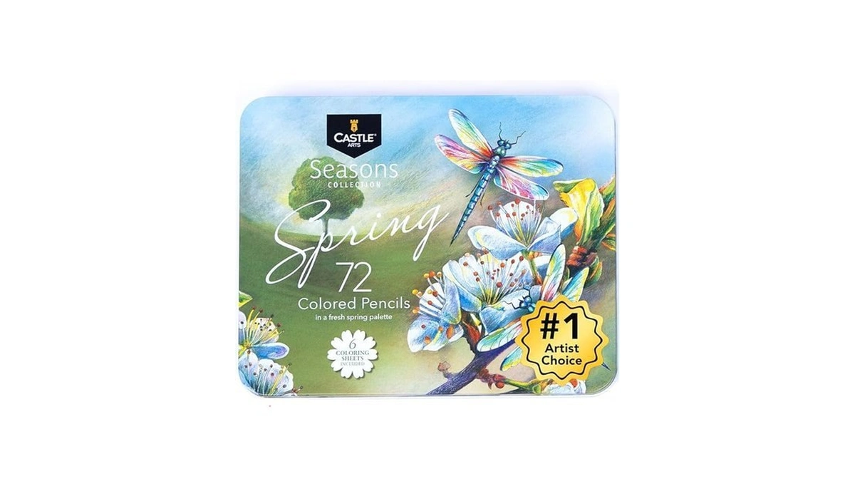 Castle Art Supplies 72 Spring Colored Pencils Set... - Coupon
