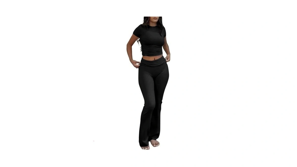 Copyleaf Two Piece Lounge Sets For Women Fold Over... - Coupon