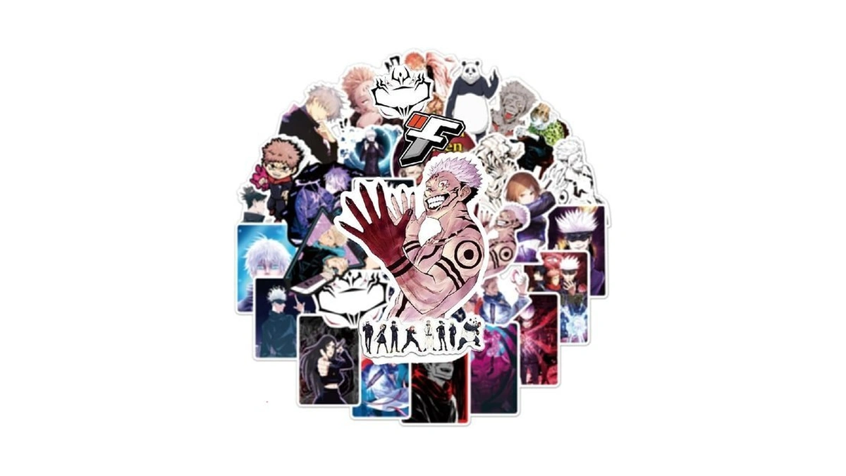 50pcs Jjk Stickers Pack Waterproof Vinyl Decals... - Coupon