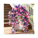 Artificial Hanging Flowers For Outdoors 5pcs Faux... - Coupon