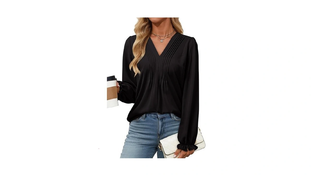 Dokotoo Business Casual Tops For Women Trendy Long... - Coupon