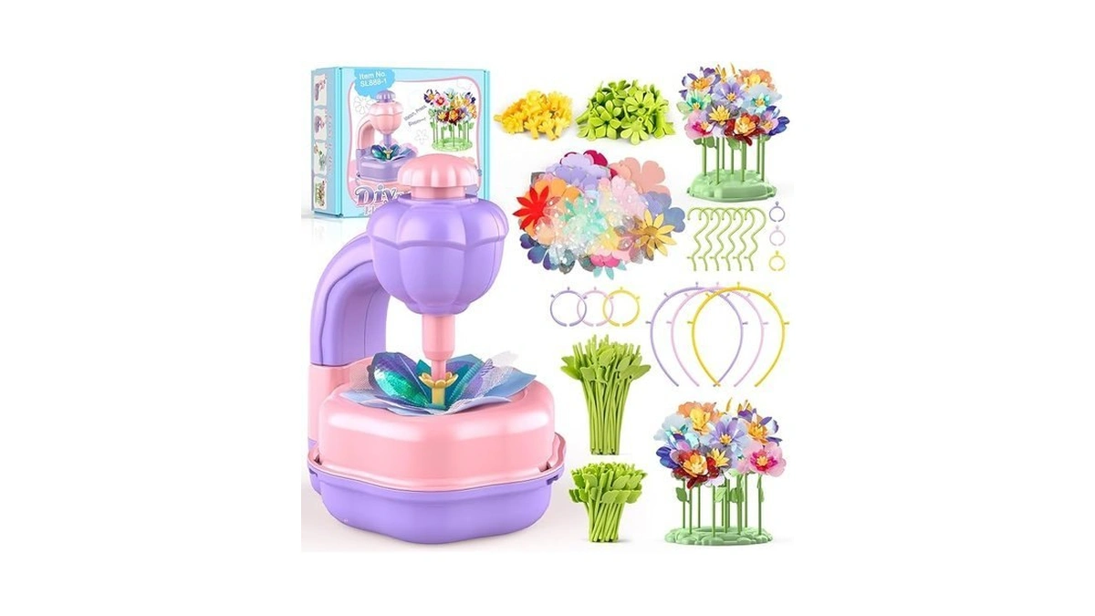 Iblotime Fabric Flower Bouquet Craft Kit Easter Diy... - Coupon