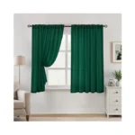 Homeideas Non-see-through Dark Green Privacy Semi... - Coupon