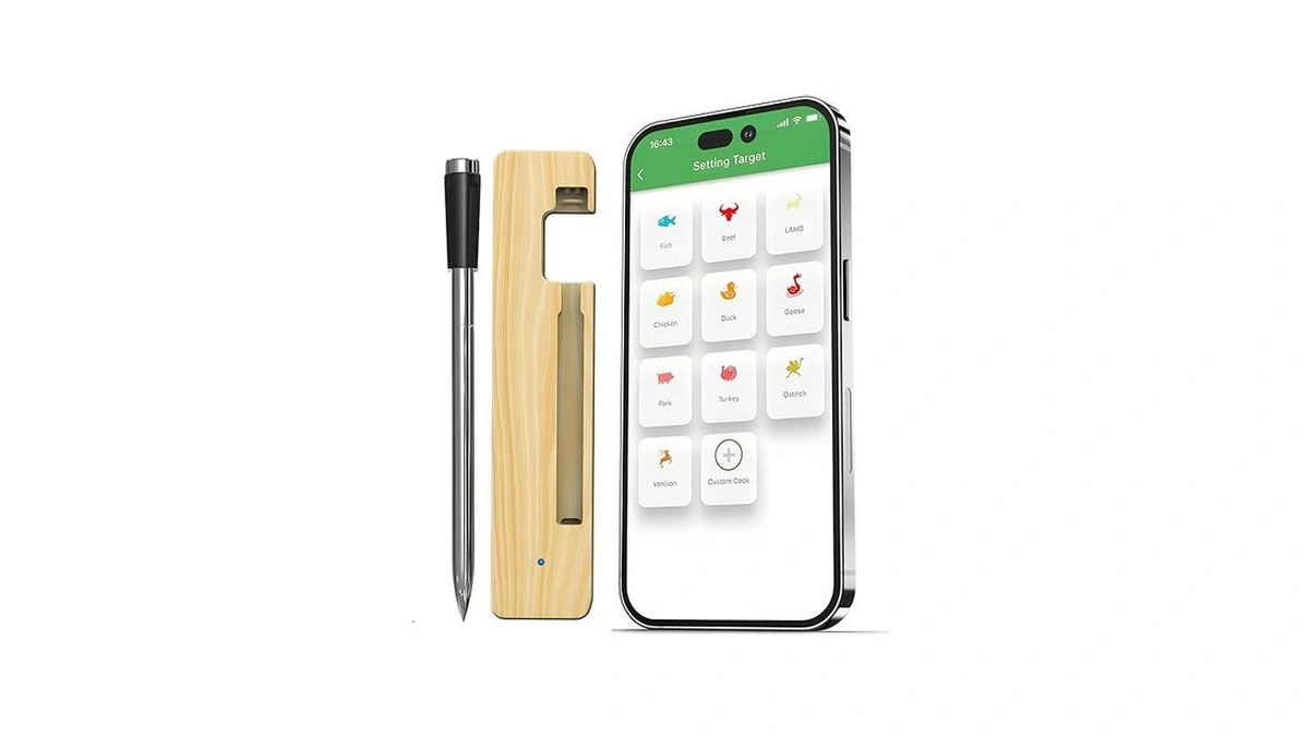 Grill Sync Wireless Meat Thermometer For Grilling... - Coupon