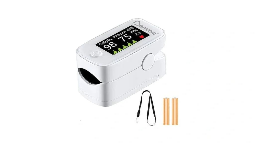 Berrcom Fingertip Pulse Oximeter With Led Display... - Coupon