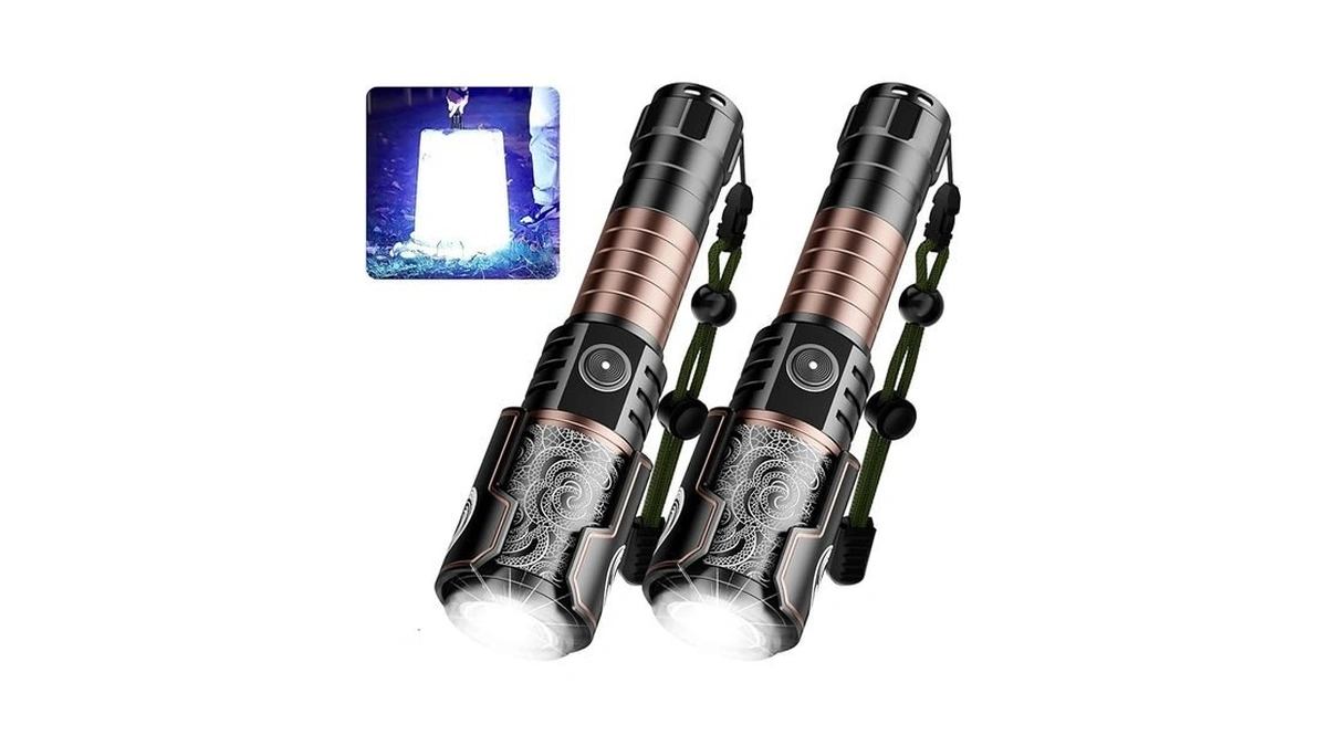 Skyfire Rechargeable Flashlights With Ignition Lens... - Coupon