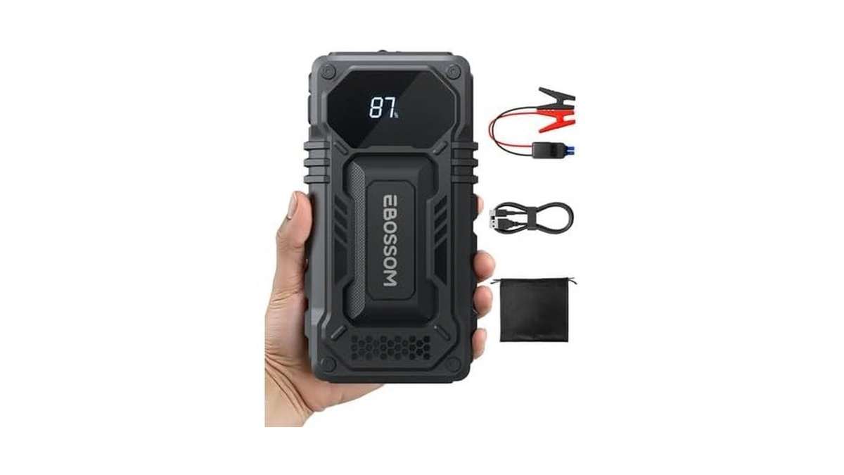 2026 New Portable Car Battery Jump Starter 12000mah... - Coupon