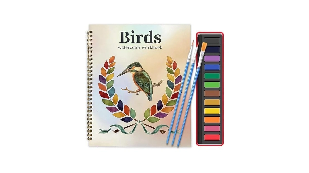 Laobusei Watercolor Workbook Large 10 3x8 3... - Coupon