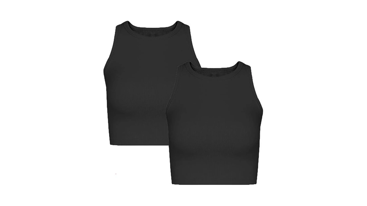 Nicytore 2 Pieces Basic Seamless Sports Tank Tops... - Coupon