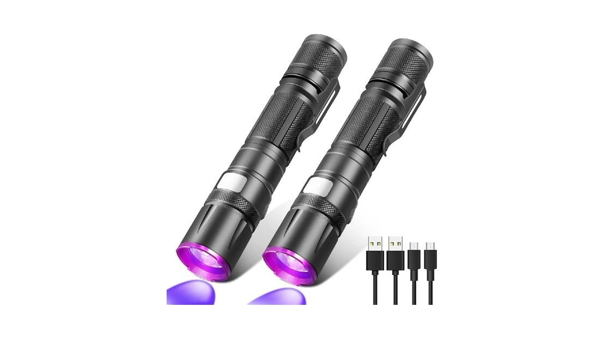 Wssbond Blacklight Flashlight 2 Pack Uv Flashlight... - Coupon