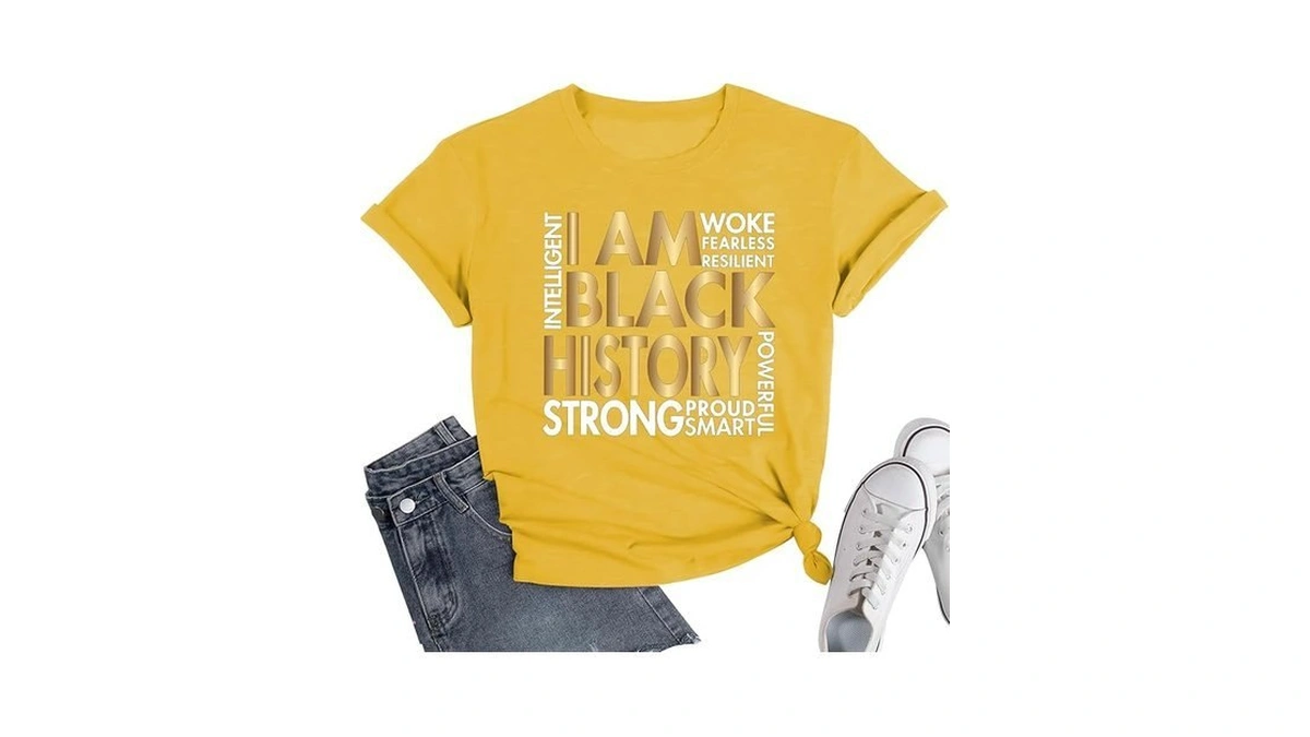 Black History Shirt Women I Am Black History... - Coupon