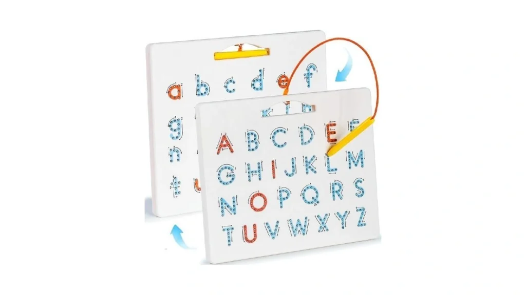 Lovestown Magnetic Alphabet Tracing Board Double... - Coupon