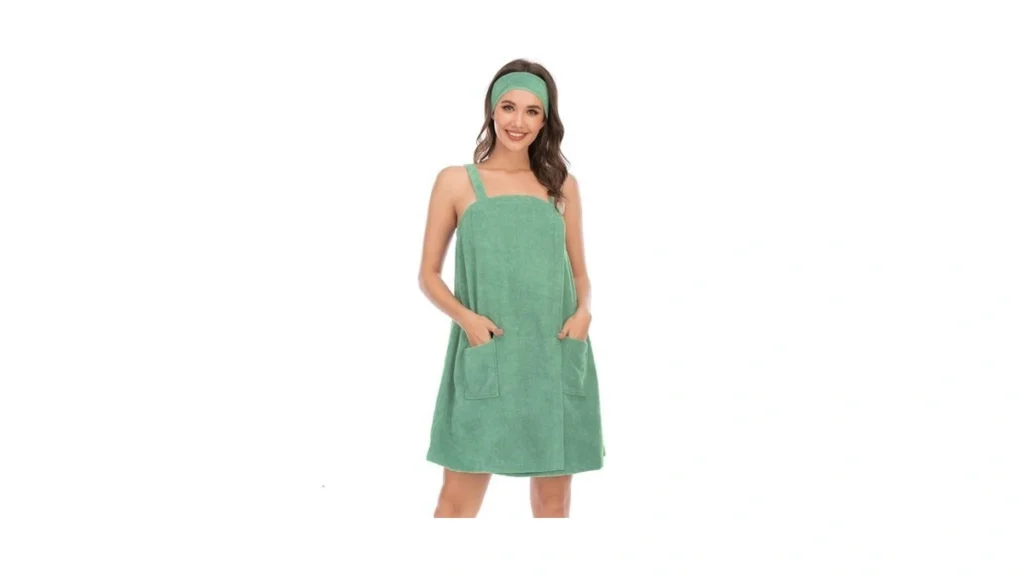 Rubehoow Women S Waffle Towel Wrap With Adjustable... - Coupon