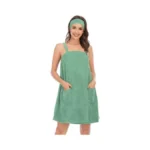 Rubehoow Women S Waffle Towel Wrap With Adjustable... - Coupon